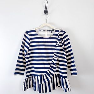 NWT J. Crew Ruffle Peplum Top